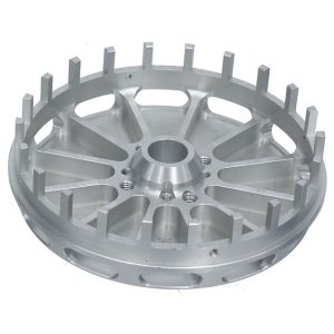 CNC Machined 6061 Aluminum Alloy Precision Heat Dissipation End Cover for Industrial Servo Motor