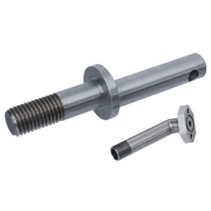 Custom CNC Machined Stainless Steel Flanged Stepped Locating Shaft | Precision Machining Part