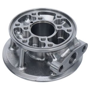 Custom 5-Axis CNC Machined Billet Aluminum Oil Pump Housing for Automotive Engines