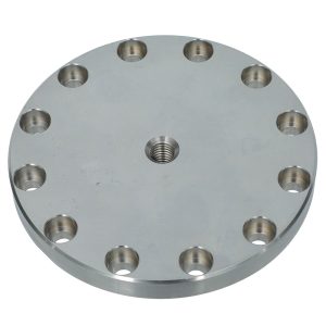 OEM Precision Custom Stainless Steel CNC Machining Parts Circular Mounting Flange Plate