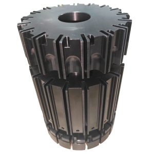 Custom CNC Machined Aluminum Outer Rotor Housing for Brushless Servo Motor