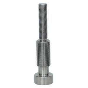 Precision CNC Machined Stepped Dual Thread Adjustment Shaft Custom Stainless Steel Positioning Screw