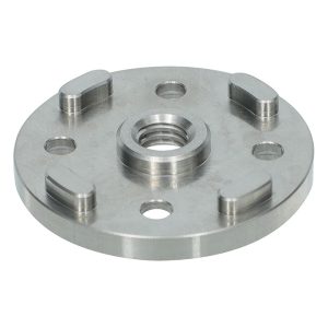 Custom Alloy Steel CNC Machined Drive Lug Flange Hub for Shaft Coupling and Torque Transmission