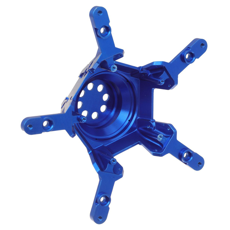 Custom CNC Machined 7075 Aluminum Drone Frame Arm Mount Hub for Multi-Rotor UAV Structure - Image 3