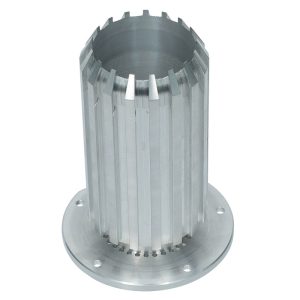 Precision CNC Machined External Splined Flange Shaft for Industrial Drive Systems