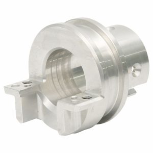 OEM Custom 5-Axis CNC Machined Flanged Split Bearing Support Housing in Aluminum