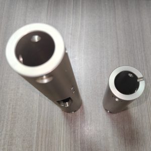 CNC Machined Robot Sleeve Component | Precision Hollow Shaft Housing with Slot