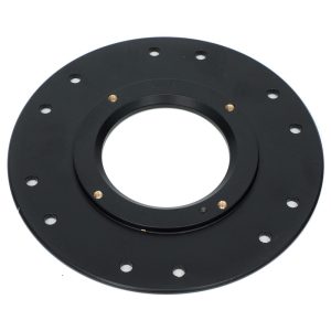 Custom CNC Machined Aluminum Interface Mounting Flange Plate with Bolt Circle for Industrial Equipment