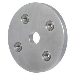 CNC Machined Aluminum Mounting Flange Parts for Mechanical Assembly