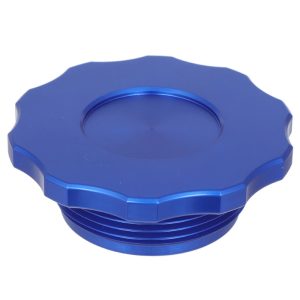 Precision CNC Machined Aluminum Oil Filler Cap Anodized Automotive Parts