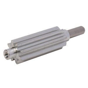 Custom CNC Machined Aluminum Splined Shaft Precision Multi-Rib Drive Shaft