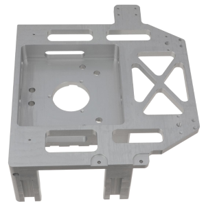 Custom CNC Machined Aluminum X-Axis Carriage Plate for 3D Printer Extruder Motion System