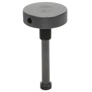 Custom CNC Machined Knurled Head Adjustment Screw with Positioning Shaft for Industrial Fixture and Automation Equipment