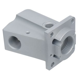 Precision CNC Machined Aluminum Fluid Control Valve Housing