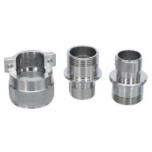CNC Machined Stainless Steel Hydraulic Pipe Coupling Components