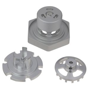 Precision CNC Machined 6061 Aluminum Threaded Cartridge Flow Control Valve Assembly with Spring-Loaded Detent Indexing Mechanism