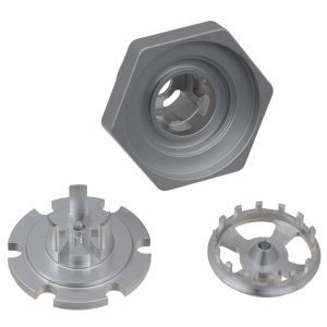 Precision CNC Machined 6061 Aluminum Threaded Cartridge Flow Control Valve Assembly with Spring-Loaded Detent Indexing Mechanism