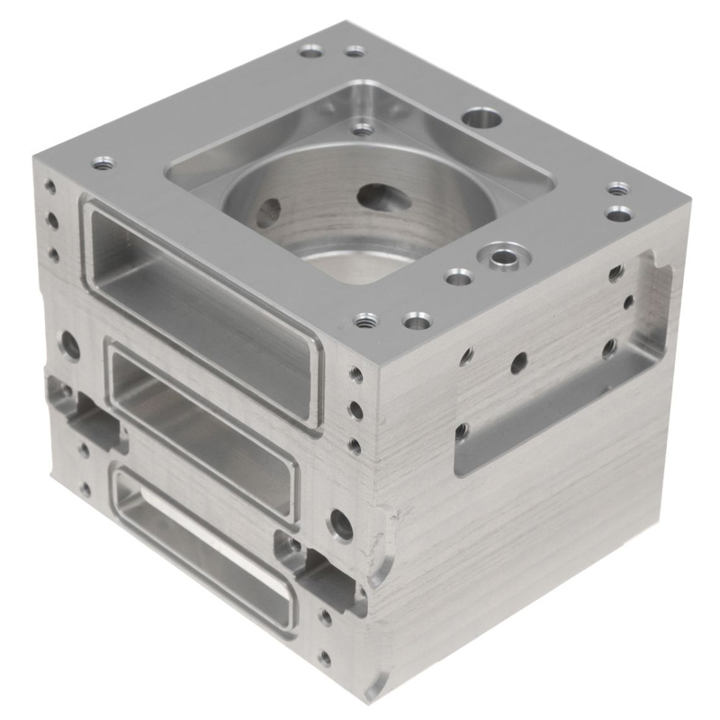 Precision CNC Machined Aluminum Gas Distribution Manifold Housing for Semiconductor Equipment - Image 2
