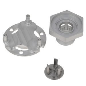 Precision CNC Machined Aluminum Liquid Cooling Flow Control Valve Components