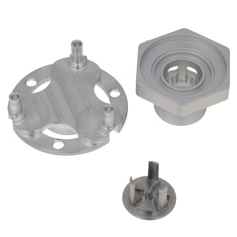 Precision CNC Machined Aluminum Liquid Cooling Flow Control Valve Components - Image 2