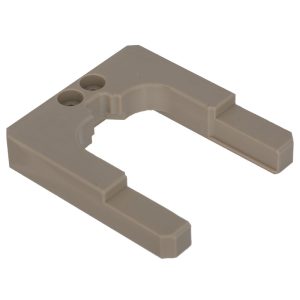 Custom CNC Machined PEEK U-Shaped Wafer Positioning Fixture for Semiconductor Automation Equipment