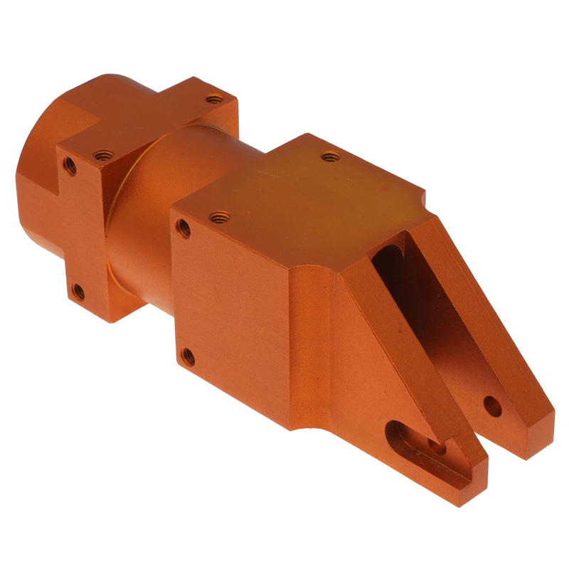 Precision CNC Machined Aluminum Pneumatic Air Nipper Housing for Robot Automation Systems - Image 2