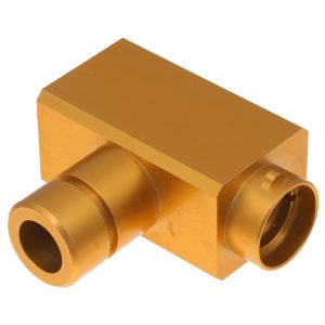 Precision CNC Machined Anodized Aluminum Pneumatic Manifold Valve Block