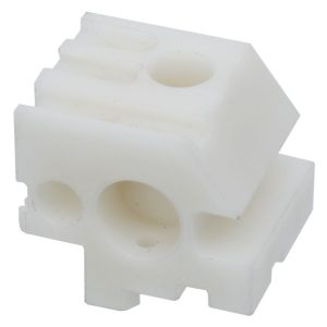 Custom POM CNC Machined Rack Slider Block for Printer Feed Systems