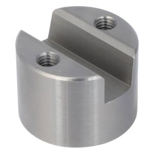 High-Cleanliness SUS316L Stainless Steel Shaft Clamping Block for Semiconductor Equipment