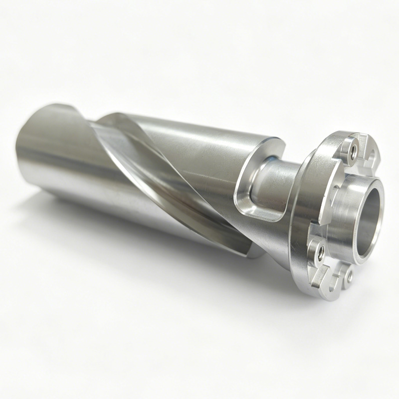 7075 Aluminum Alloy Spiral Indexable Milling Cutter Body for High-Speed CNC Machining (Internal Coolant Ready) - Image 2