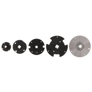 Precision CNC Machined Hard Anodized 6061 Aluminum Winding Machine Spline Flange Plate