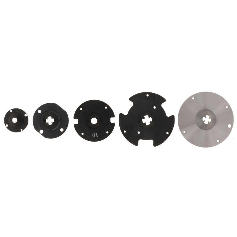 Precision CNC Machined Hard Anodized 6061 Aluminum Winding Machine Spline Flange Plate - Image 2