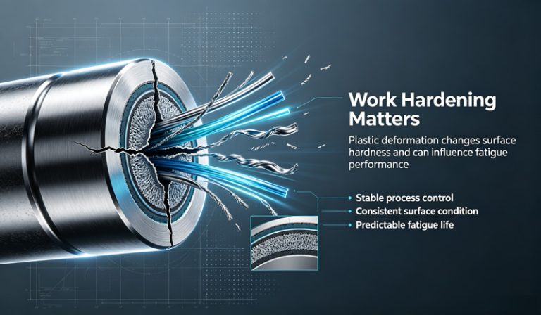 stainless steel work hardening