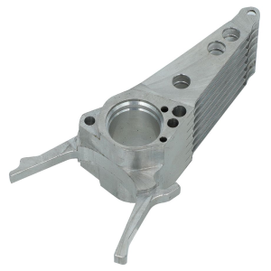 5-Axis CNC Lightweight Motor Bracket with Cooling Fins
