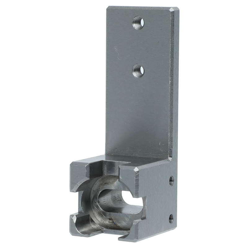 Precision CNC Milled 90-Degree Angle Mounting Bracket with Side Locking Screws for Motor & Sensor Shaft Holder - Image 2