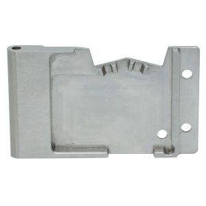 Custom CNC Machined Aluminum Adjustable Mounting Bracket with Integrated Gear Rack for Automotive Radar & Camera Sensor Positioning