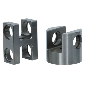 OEM CNC Machined Alloy Steel Linkage Joint Set – H-Type Transfer Bracket & Cylindrical Clevis with Set Screw for Robotic Arms