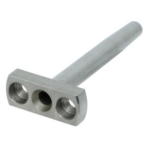 CNC Machined Stainless Steel Flange Fixing Hollow Pipe for Automotive Coolant, Oil Pressure, and EGT Sensors.