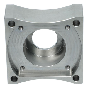 OEM Custom CNC Machined Steel Bearing Housing, Non-Standard Ball Screw Support Unit with Grease Port and Mounting Flange for Industrial Automation