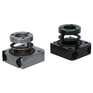Precision CNC Machined 45# Steel Ball Screw Floating Bearing Block with Black Oxide Finish