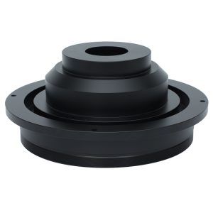 Custom CNC Machined Flanged Optical Lens Barrel with Multi-Step Internal Bores