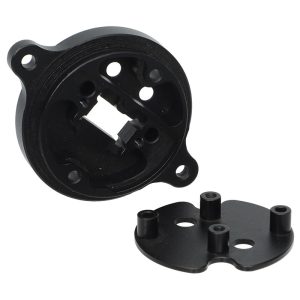 Custom CNC Machined Robotics Mounting Base Assembly with Integrated Standoff Plate