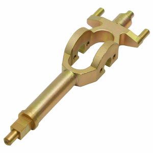 Custom CNC Machined Yoke Shaft for Computer Embroidery Machine, Integrated Yoke with Stepped Shaft Ends